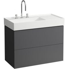 Laufen Kartell H4076180336421 szafka 88x45x60 cm podumywalkowa wisząca szara