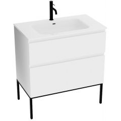 LaVita Topeka 5900378345541 umywalka z szafką 80 cm białą