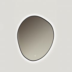 Ars Longa Kare LEDKARE7588C lustro 75x88 cm z oświetleniem czarne