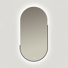 Ars Longa Luce LEDLUCE45105C lustro 45x105 cm owalne z oświetleniem