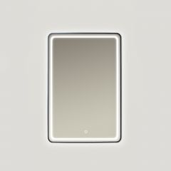Ars Longa Verso LEDVERSO6080C lustro 60x80 cm prostokątne z oświetleniem czarne
