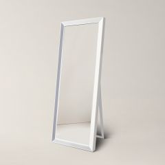 Ars Longa Alpi LSALPI50160B lustro 58.8x168.8 cm prostokątne białe