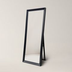 Ars Longa Alpi LSALPI50160C lustro 58.8x168.8 cm prostokątne czarne