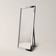 Ars Longa Alpi LSALPI50160N lustro 58.8x168.8 cm prostokątne nikiel