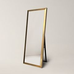 Ars Longa Alpi LSALPI50160Z lustro 58.8x168.8 cm prostokątne złote