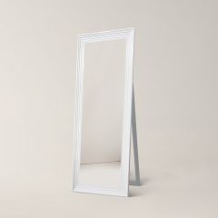 Ars Longa Malaga LSMALAGA50160B lustro 64.6x174.6 cm prostokątne białe