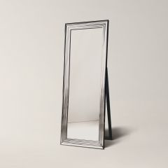 Ars Longa Malaga LSMALAGA50160N lustro 64.6x174.6 cm prostokątne nikiel