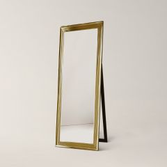 Ars Longa Malaga LSMALAGA50160Z lustro 64.6x174.6 cm prostokątne złote