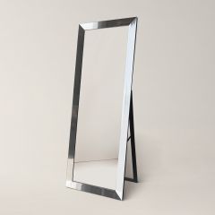 Ars Longa Milano LSMILANO50160N lustro 64.6x174.6 cm prostokątne nikiel