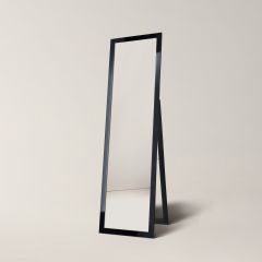 Ars Longa Malaga LSMALAGA50160C lustro 64.6x174.6 cm prostokątne czarne