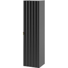 Megstyl Arcos 2419 szafka 34.5x31.8x130 cm boczna wisząca czarna