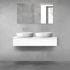 Oltens Vernal 60012000 szafka 120x45.6x23.6 cm podumywalkowa wisząca biała