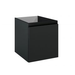 Oltens Vernal 60018300 szafka 40x45.6x47 cm podumywalkowa wisząca czarna