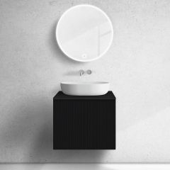 Oltens Lun 63024300 blat naszafkowy 60x45 cm czarny