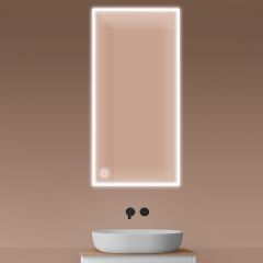 Oltens Nordlis 64107000 lustro 60x120 cm prostokątne z oświetleniem z matą grzewczą