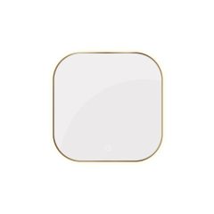 Oltens Nordlis 64122510 lustro 80x80 cm kwadratowe z oświetleniem z matą grzewczą