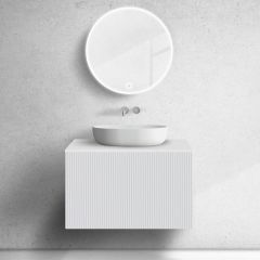 Oltens Lun 63025000 blat naszafkowy 80x45 cm biały