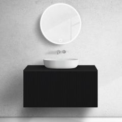 Oltens Lun 63026300 blat naszafkowy 100x45 cm czarny