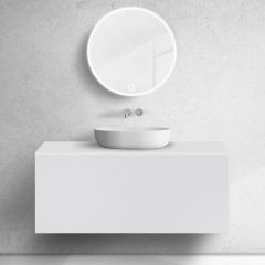 Oltens Lun 60035000 szafka 120x44.7x52 cm podumywalkowa wisząca biała