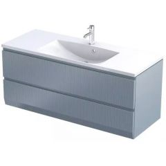 Oristo Brylant OR36SD2S12016R szafka 119.6x45.5x50 cm podumywalkowa wisząca szara