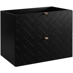 Rodan Trend 5906154450850 szafka 80x46x60.7 cm podumywalkowa wisząca czarna