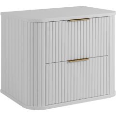 Rodan Elegance 5906154453813 szafka z blatem 60.4x41.5x51.7 cm podumywalkowa wisząca biała