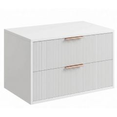Rea Mono REAM0403 szafka 80x47x48 cm podumywalkowa wisząca biała