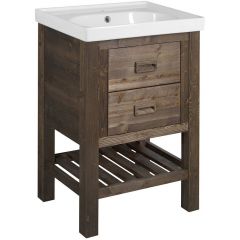 Sapho Brand BA068S szafka 56x43x83 cm podumywalkowa stojąca dąb