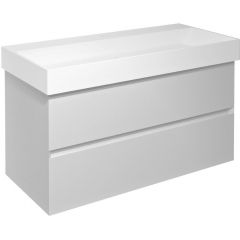 Sapho Filena FID1210W szafka 95x43.5x51.5 cm podumywalkowa wisząca biała