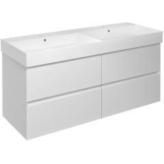 Sapho Filena FID1212W szafka 118x43x51.5 cm podumywalkowa wisząca biała