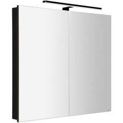 Sapho Greta GT0850035 szafka 81x14.2x70 cm z lustrem czarny