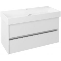 Sapho Nirona NR1003030 szafka 95x43x50 cm podumywalkowa wisząca biała