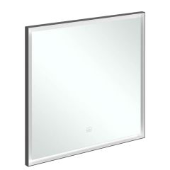 Villeroy & Boch Subway 3.0 A46380BC lustro 80x75 cm prostokątne z oświetleniem czarny