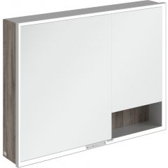 Villeroy & Boch My View+ A48110RK szafka 75x16.8x100 cm z lustrem dąb