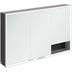 Villeroy & Boch My View+ A48112VL szafka 75x16.8x120 cm z lustrem czarna