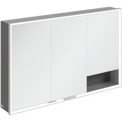 Villeroy & Boch My View+ A48112VR szafka 75x16.8x120 cm z lustrem grafitowa