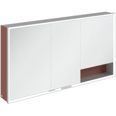 Villeroy & Boch My View+ A48114AH szafka 75x16.8x140 cm z lustrem czerwona
