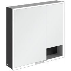 Villeroy & Boch My View+ A48180VL szafka 75x16.8x80 cm z lustrem czarna