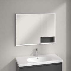 Villeroy & Boch My View+ A48210VR szafka 100x16.8x75 cm z lustrem grafitowa