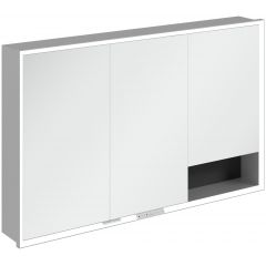 Villeroy & Boch My View+ A48212VL szafka 120x16.8x75 cm z lustrem czarna