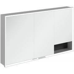 Villeroy & Boch My View+ A48213VL szafka 130x16.8x75 cm z lustrem czarna