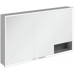 Villeroy & Boch My View+ A48213VR szafka 130x16.8x75 cm z lustrem grafitowa