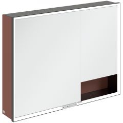 Villeroy & Boch My View+ B48110AH szafka 100x16.8x75 cm z lustrem czerwona