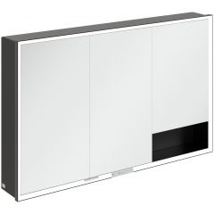 Villeroy & Boch My View+ B48112VL szafka 120x16.8x75 cm z lustrem czarna