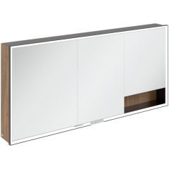 Villeroy & Boch My View+ B48116RH szafka 75x16.8x160 cm z lustrem czarna-dąb