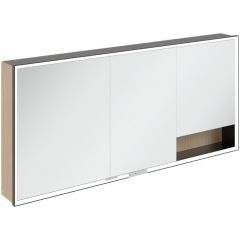 Villeroy & Boch My View+ B48116VJ szafka 75x16.8x160 cm z lustrem czarna-dąb