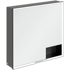 Villeroy & Boch My View+ B48180VR szafka 80x16.8x75 cm z lustrem grafitowa