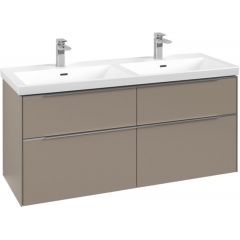 Villeroy & Boch Subway 3.0 C568L0VM szafka 127.2x46.2x57.6 cm podumywalkowa wisząca szara