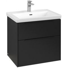 Villeroy & Boch Subway 3.0 C576L1VL szafka 62.2x47.8x57.6 cm podumywalkowa wisząca czarna