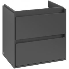 Villeroy & Boch Skyla C79500VR szafka 62.2x43.9x59.6 cm podumywalkowa wisząca grafitowa